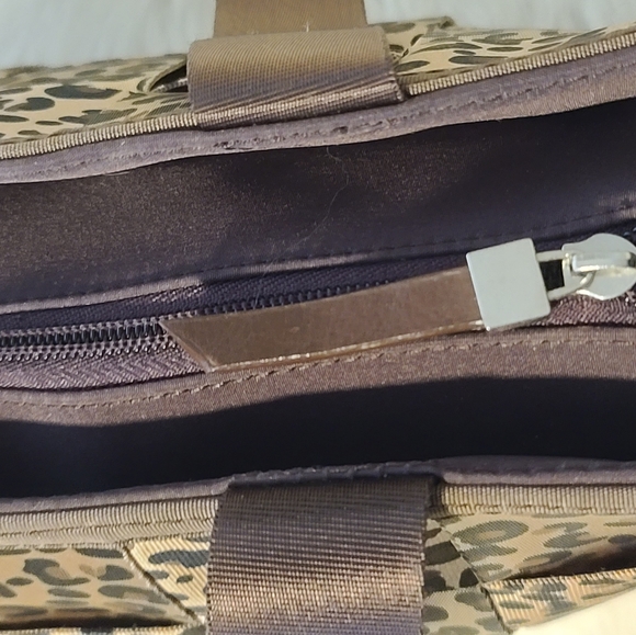 NWT BPI Creation Checkered Animal Print Bag - Picture 6 of 9